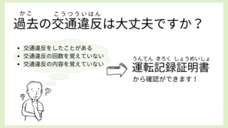 【永住・帰化】過去の交通違反の回数を知る方法